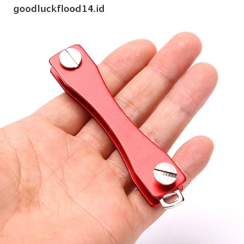 [OOID] Mini Keychain Compact Key Decorative Holder Clip Home Storage Metal key Clip ID