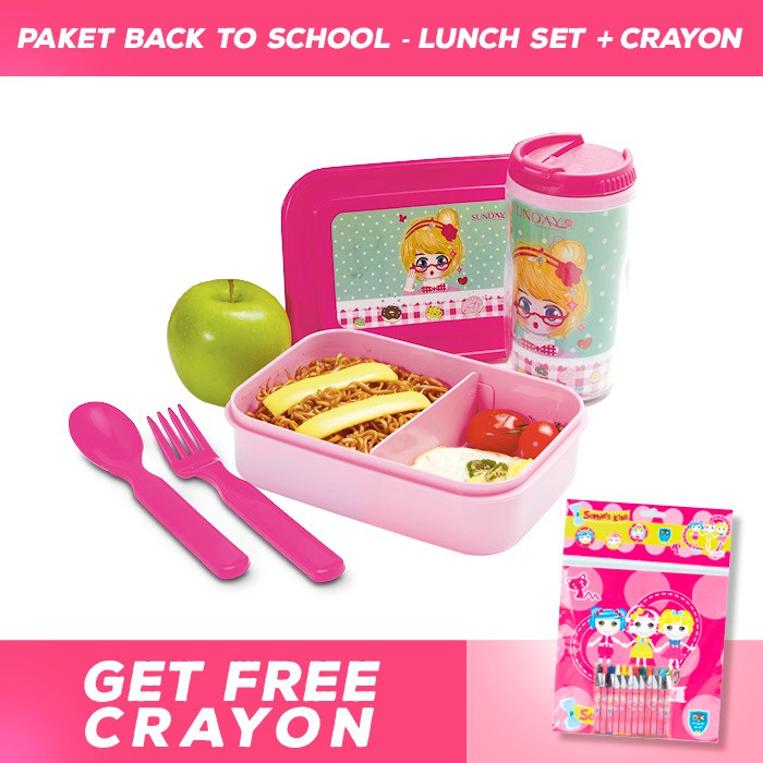 

PAKET BACK TO SCHOOL - LUNCH SET+CRAYON - sen936