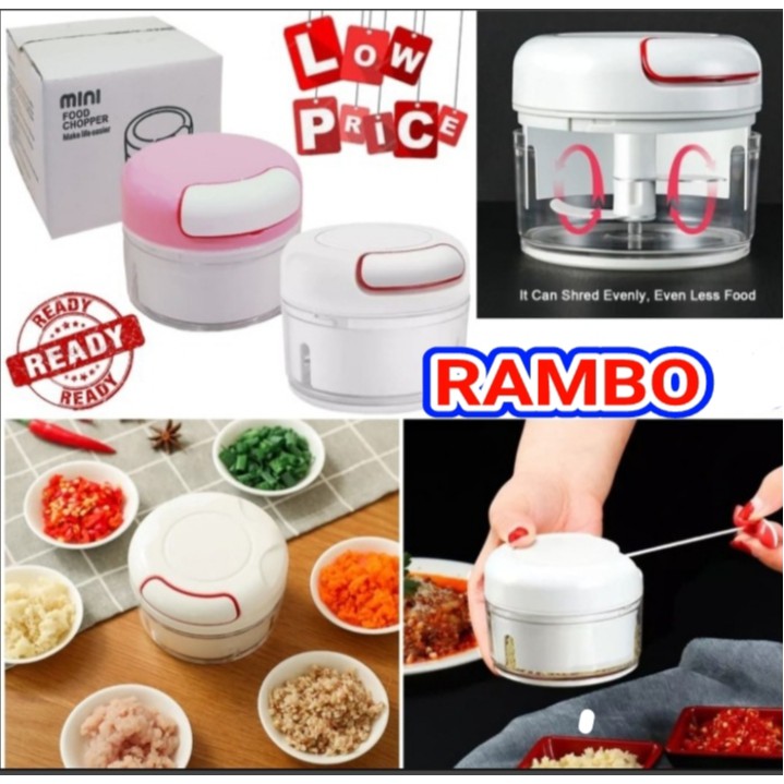 FOOD MINI CHOPPER C1008 / BLENDER KECIL PORTABLE BLENDER MANUAL TARIK