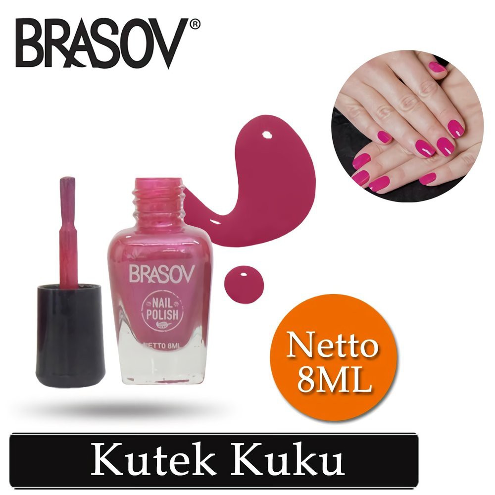 Brasov Nail Polish 109 Pink Kutek / Pewarna Kuku