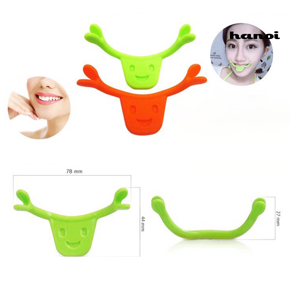 HQTM_3Pcs Smile Training Corrector Mouth Lip Exerciser Face Slimming Massage Skin Care