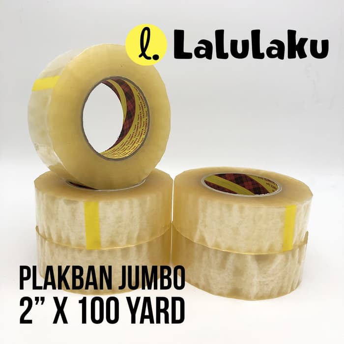 

PLAKBAN ISOLASI BENING TRANSPARANT JUMBO 2 INCH 400 YARD