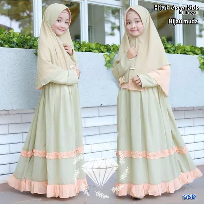 Rds - Baju Gamis Anak Perempuan Umur 7 8 9 Tahun Model Terbaru Trendy Martlucky7