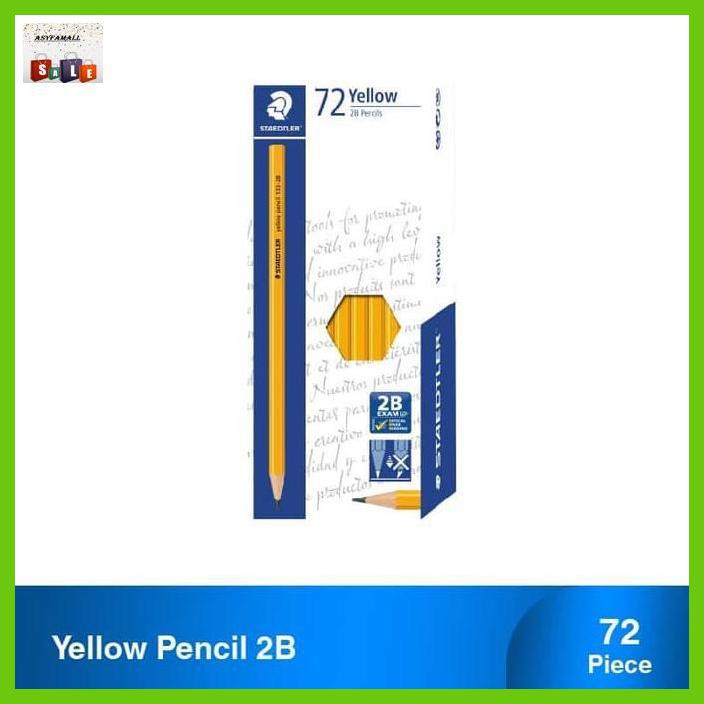 

Silutala- Staedtler Yellow Pencil 2B - 72Pcs -Ori.