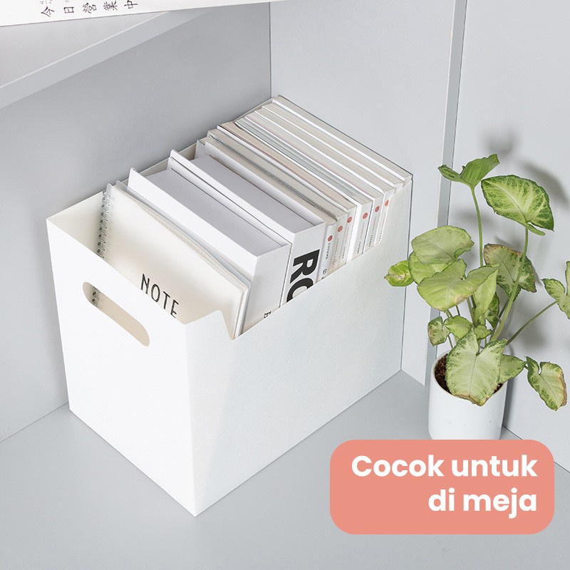 FOLDABLE DESKTOP BOX CONTAINER ANTI AIR KOTAK PENYIMPANAN BUKU SERBAGUNA