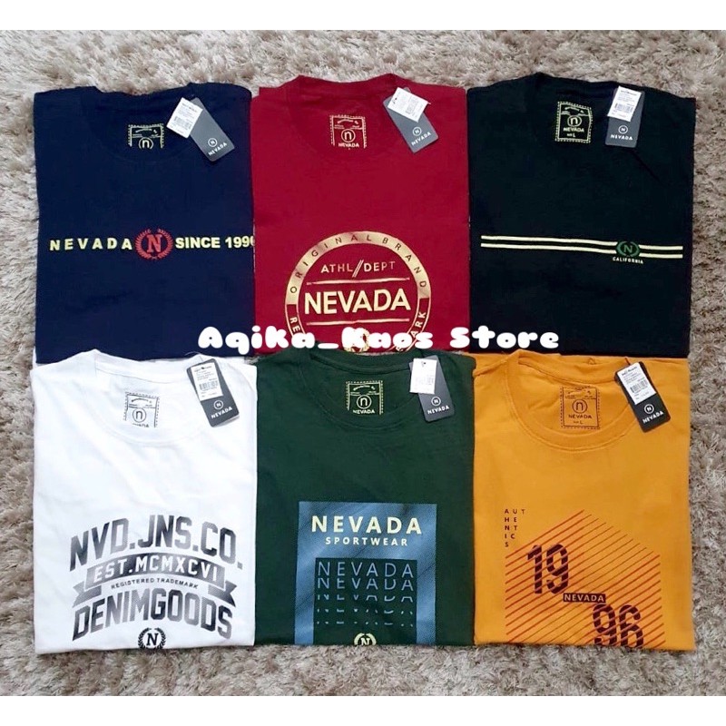 Kaos Nevada Size M L XL MOTIF RANDOM Kaos Nevada Kaos Nevada Size M L XL MOTIF RANDOM Kaos Nevada