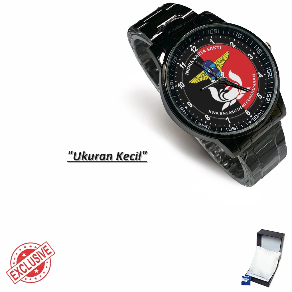 Jam Tangan Rantai Couple KORPS BRIMOB POLRI (Nice)