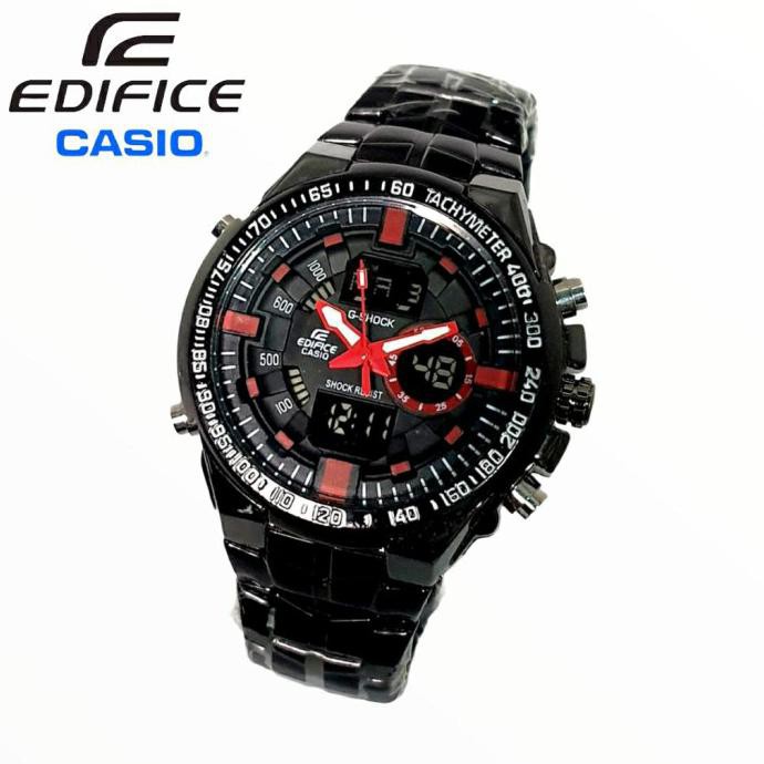 Jam Tangan Pria Edifice Casio 8031 Efa-133 Terlaris - Hitam Putih Tokobaruandry74