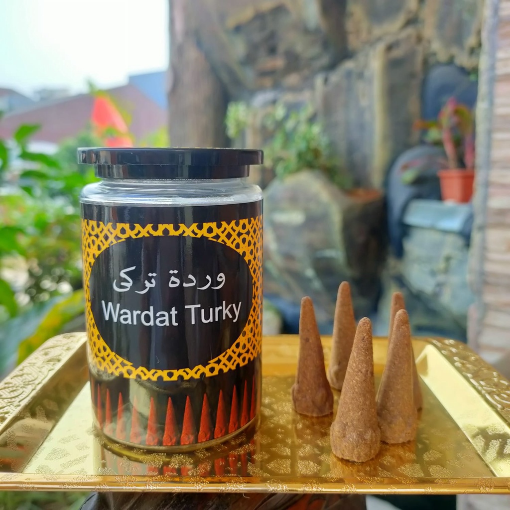 Bukhur Wardat Turki Aroma Sangat Kuat Buhur Berkulitas/ Buhur / Dupa / Buhur Kerucut / isi 20 Pcs