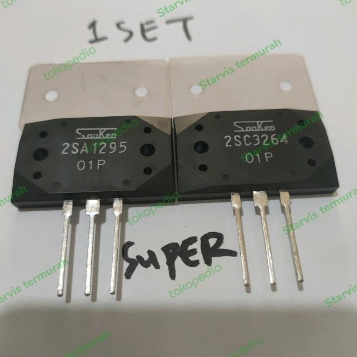 TRANSISTOR A1295 C3264 SANKEN SET ORIGINAL super