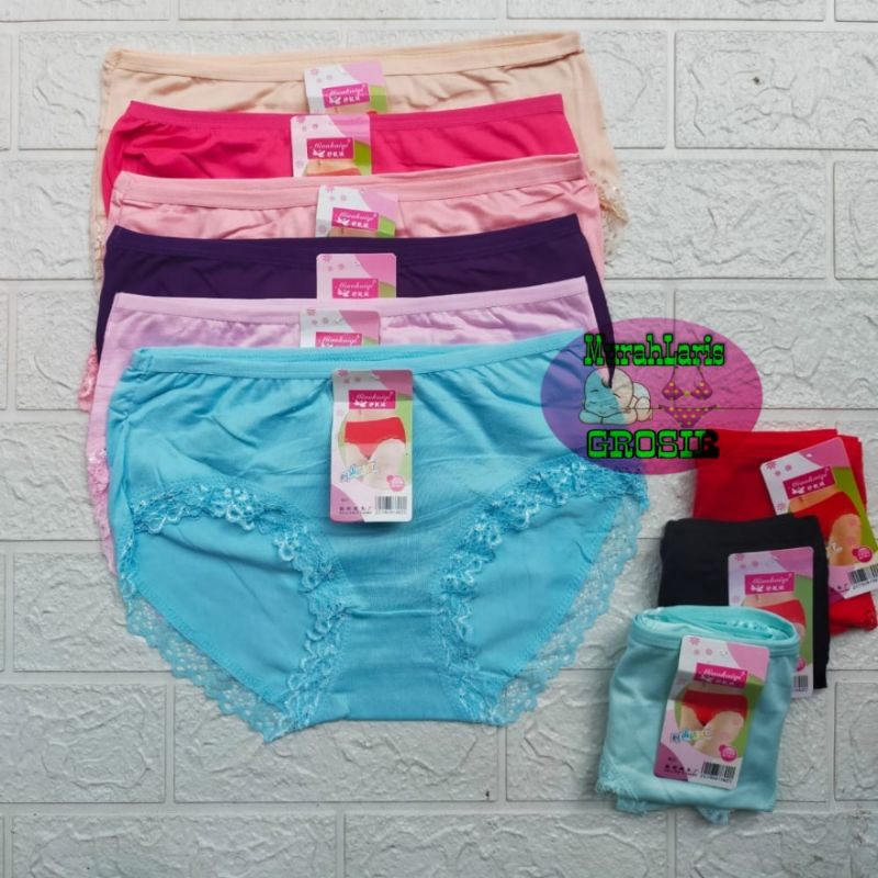 Cd Wanita Renda Miaoqaiqi | Celana Dalam Wanita Lusinan Brukat Halus