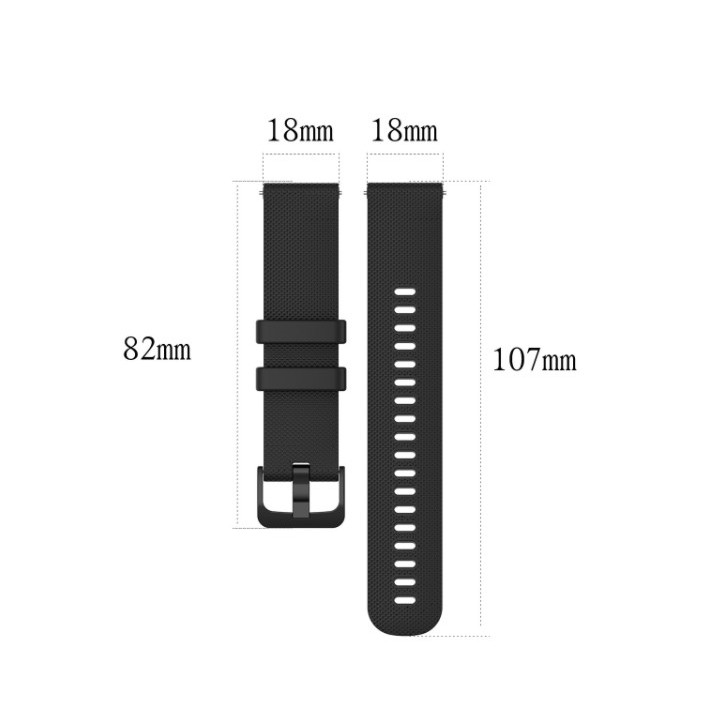 Tali Jam 18mm Watch Strap Garmin Venu 2s 40mm - OYE Rubber Silikon