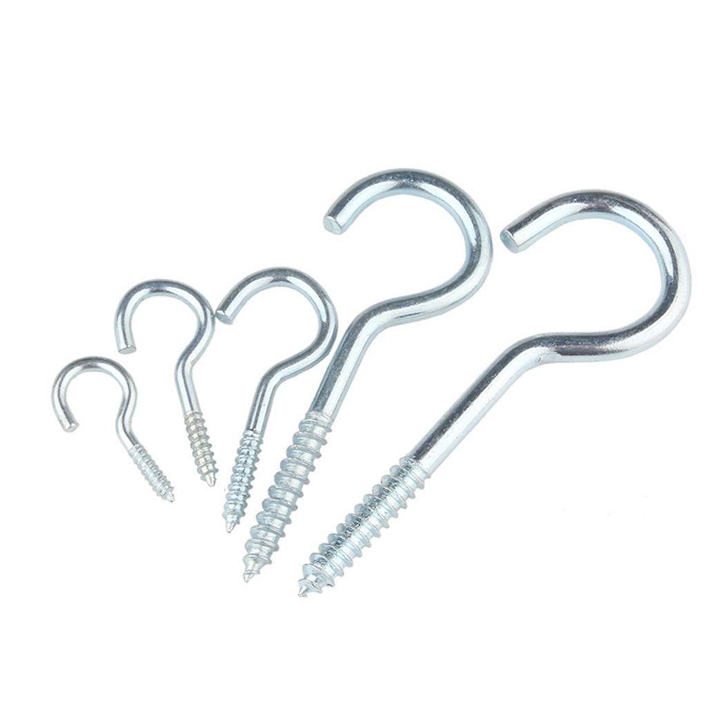 Lanfy Pengait Tanda Tanya Kualitas Heavy Duty Galvanis Stainless Steel Selftapping Sheep Eye Hook