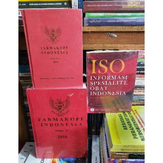 Farmakope Indonesia Edisi 3 4 Dan Iso Volume 52 1set 3 Buku Shopee Indonesia