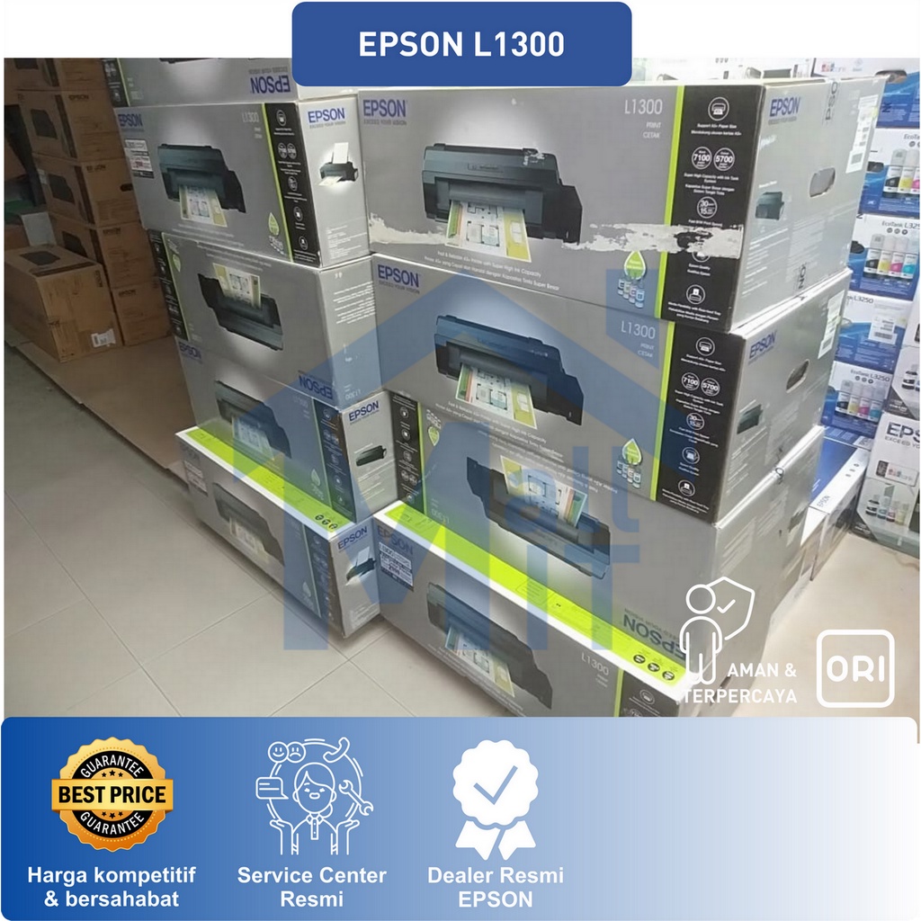 (PACKING KAYU) PRINTER EPSON L1300 L-1300 L 1300 PRINTER A3 A3+ Arsitektur Architecture Garansi Resm