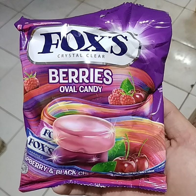 

FOX'S Berries oval candy 125 g isi 50 pcs