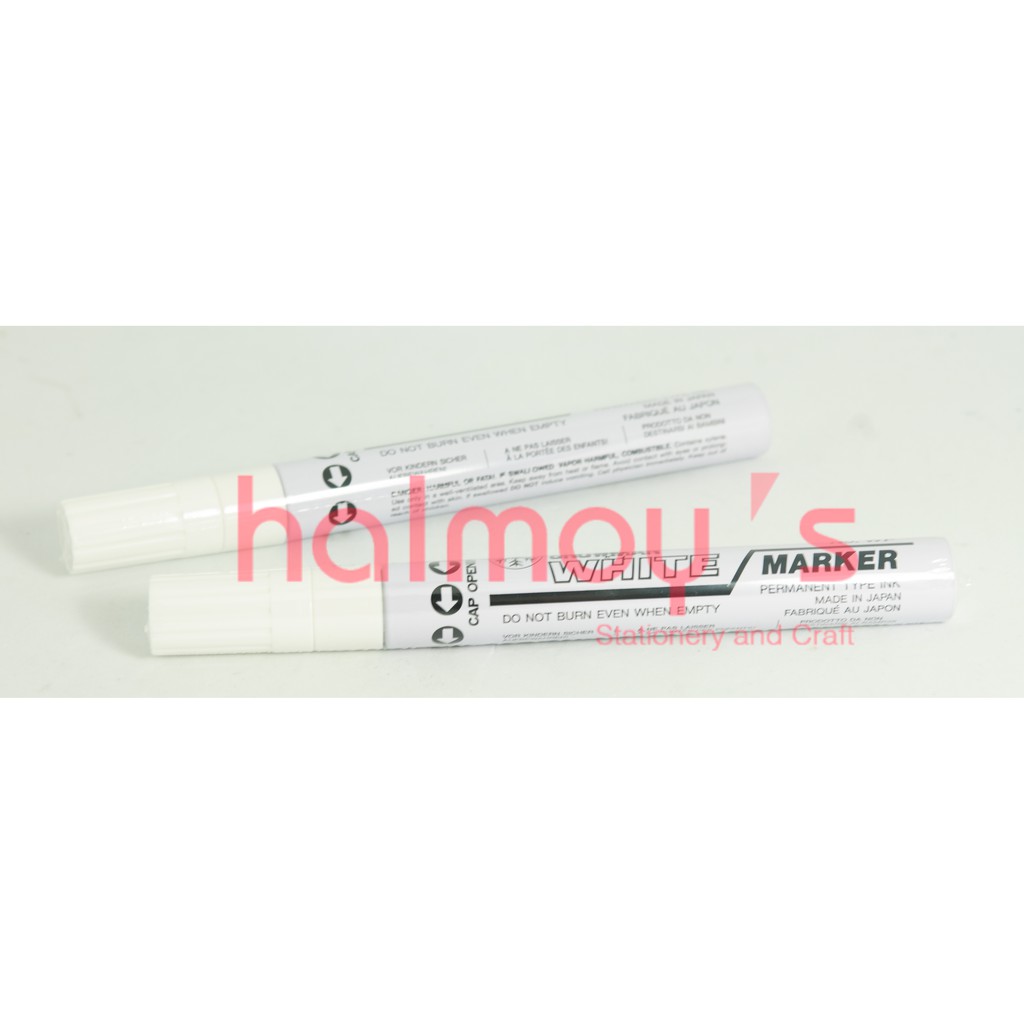 

SPIDOL PAINT MARKER ( PERMANENT ) SNOWMAN WHITE / PUTIH WP - 12