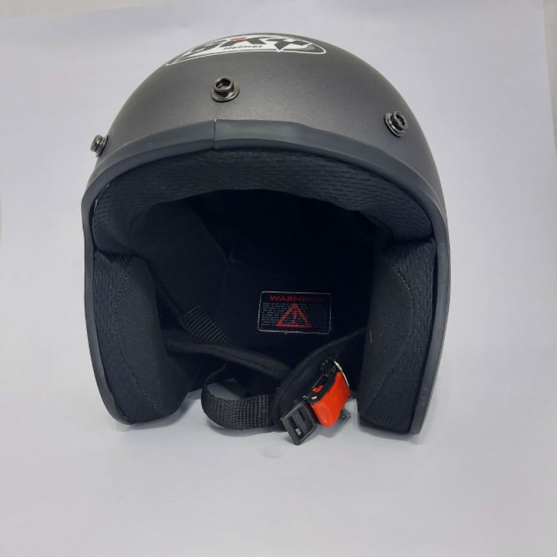 Helm Bogo Classic Full Leher Sky