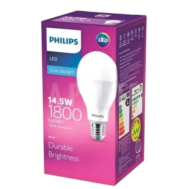 Philips - Lampu LED Bulb/Bohlam 14.5W (Putih)