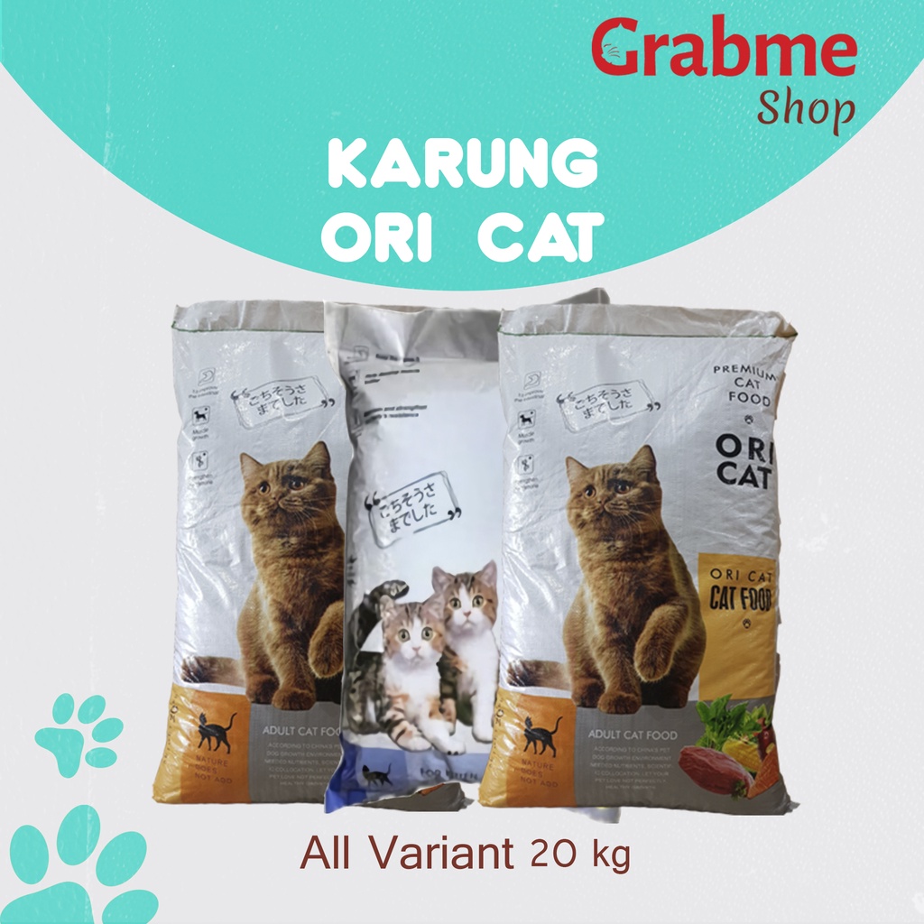 Makanan Kucing kering murah Ori Cat 20kg All Varian ( EKSPEDISI )