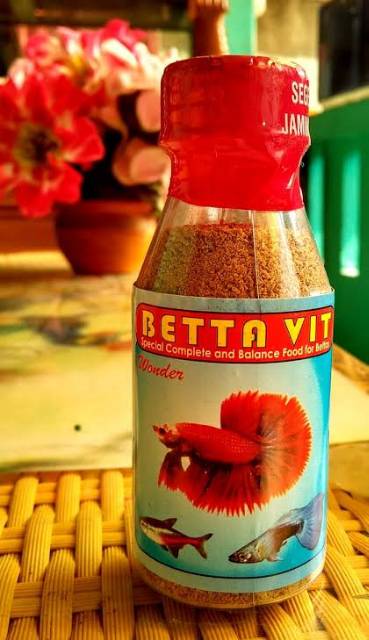 PAKAN MAKANAN IKAN CUPANG GUPPY HIAS BETTAVIT BETAVIT