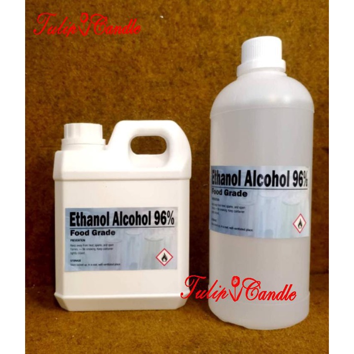 ALKOHOL 96% 1000ml (ETHANOL) , FOOD GRADE