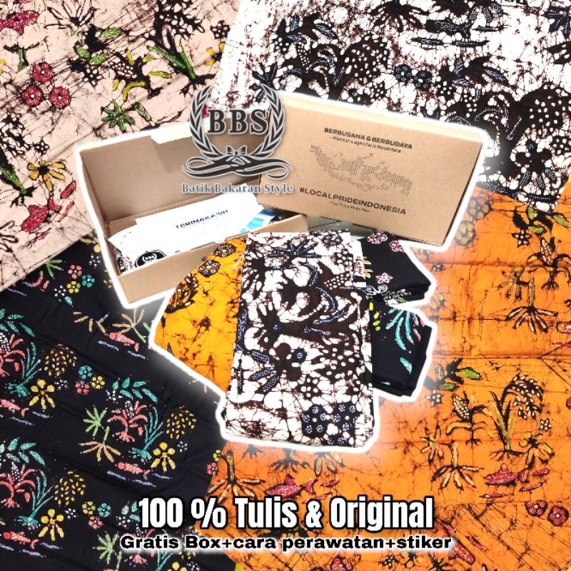 Batik Bakaran Mina Tani full tulis Asli Pati Alusan Premium kain batik