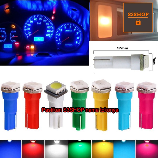 Lampu LED T5 Spedometer Lampu Speedometer COB Lampu Mobil Motor