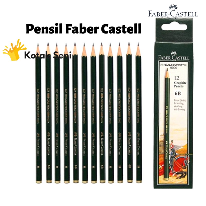 

Pensil Kayu Faber Castell 8B-6H (original) / Pensil Kayu Faber-Castell