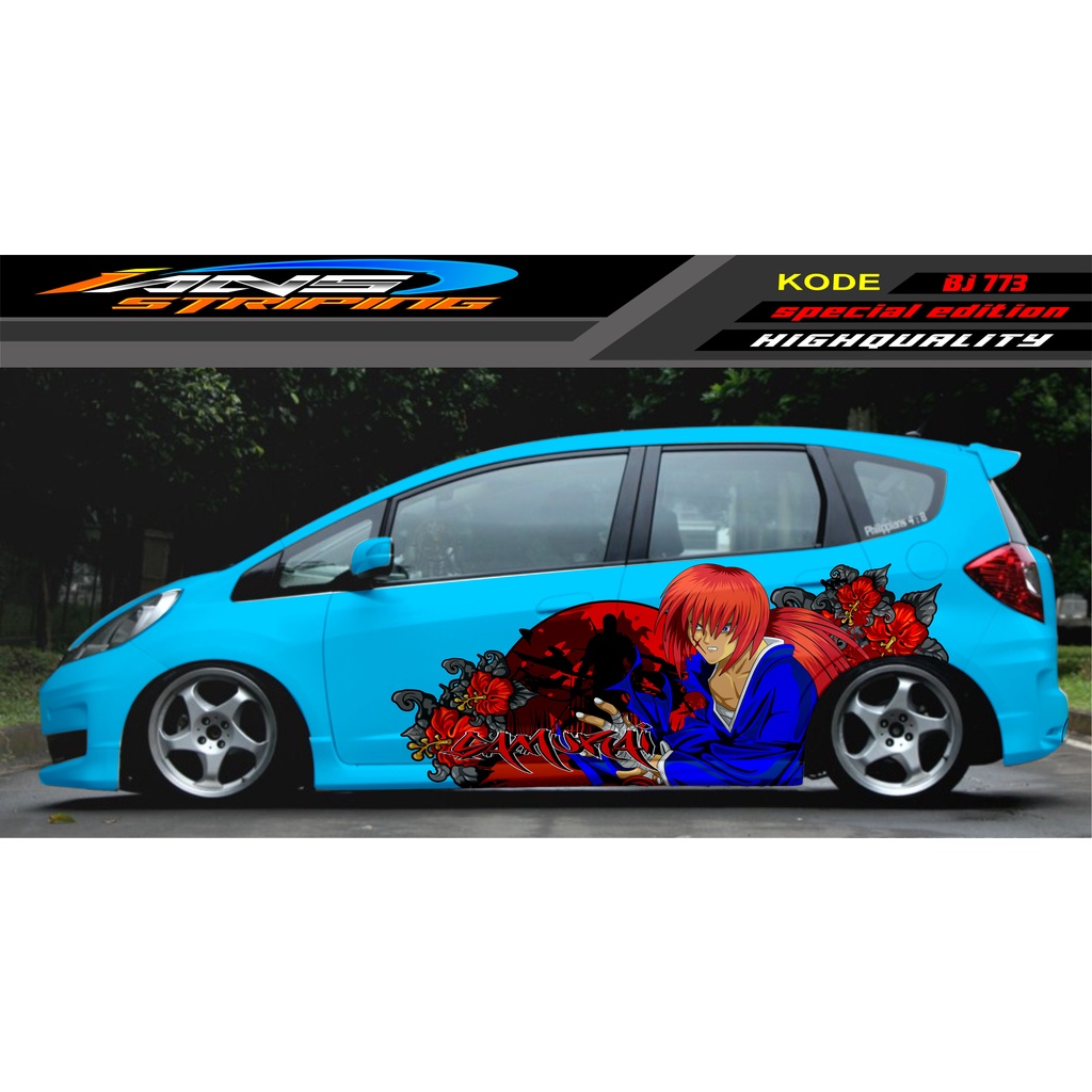 DECAL STICKER MOBIL JAZZ BRIO AVANZA SIGRA YARIS / STIKER VARIASI MOBIL / MODIF STICKER MOBIL 620