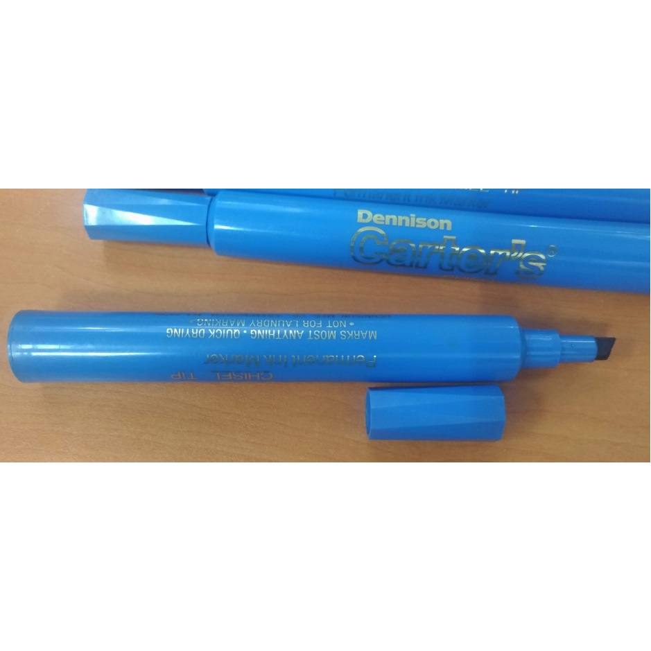 

spidol biru non toxic ink,permanent marker dennison carter