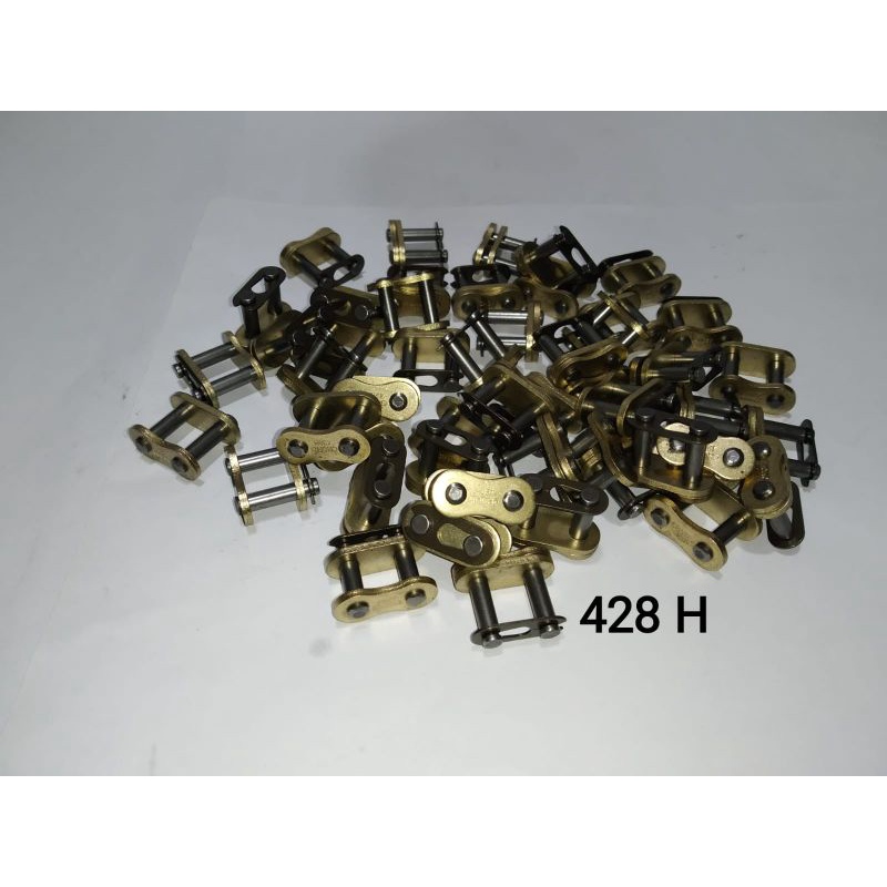 SAMBUNGAN RANTAI 428H GOLD 50PCS CHOHO