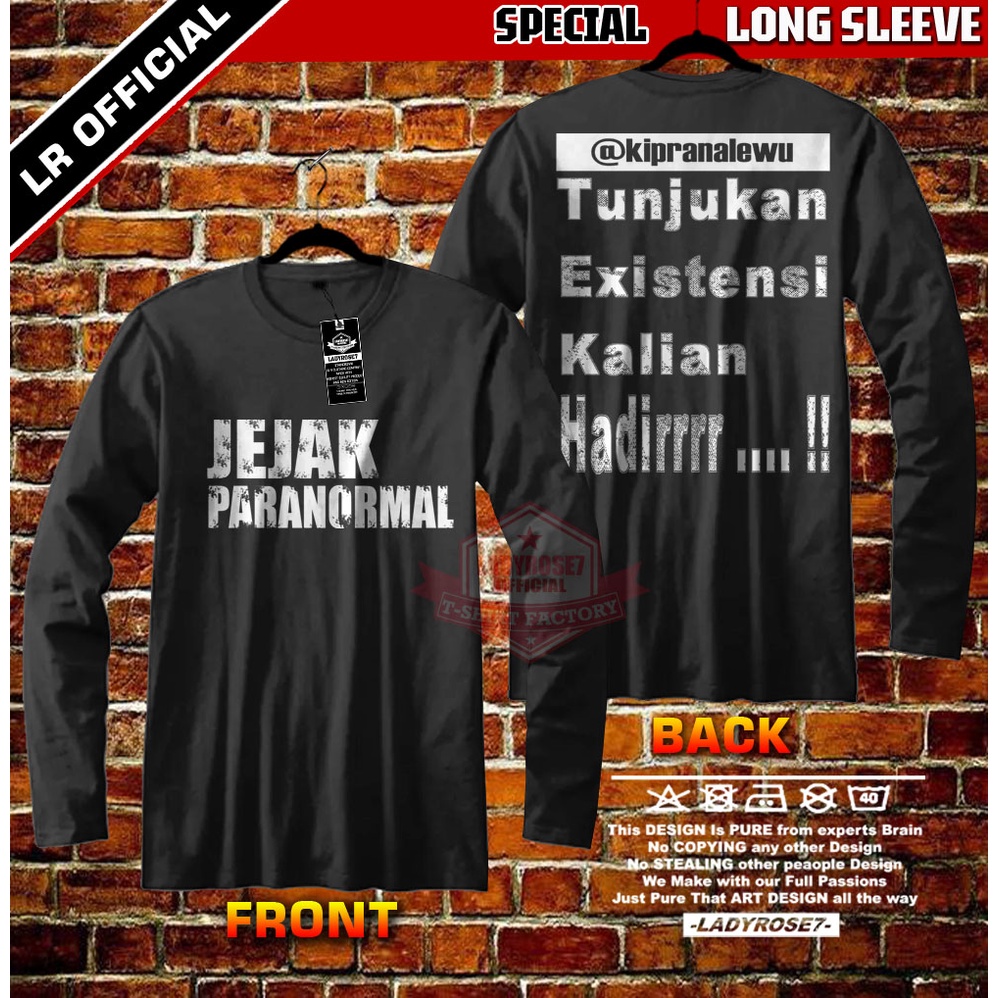 KAOS LENGAN PANJANG JEJAK PARANORMAL