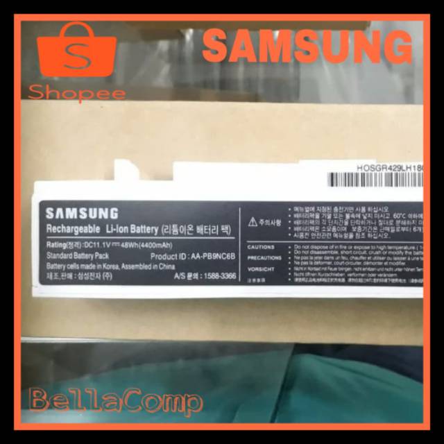 Baterai Laptop Samsung Original NP270 NP275 NP300E E152 NP355E, NP355V E152, E251, E3415, E3420,R428