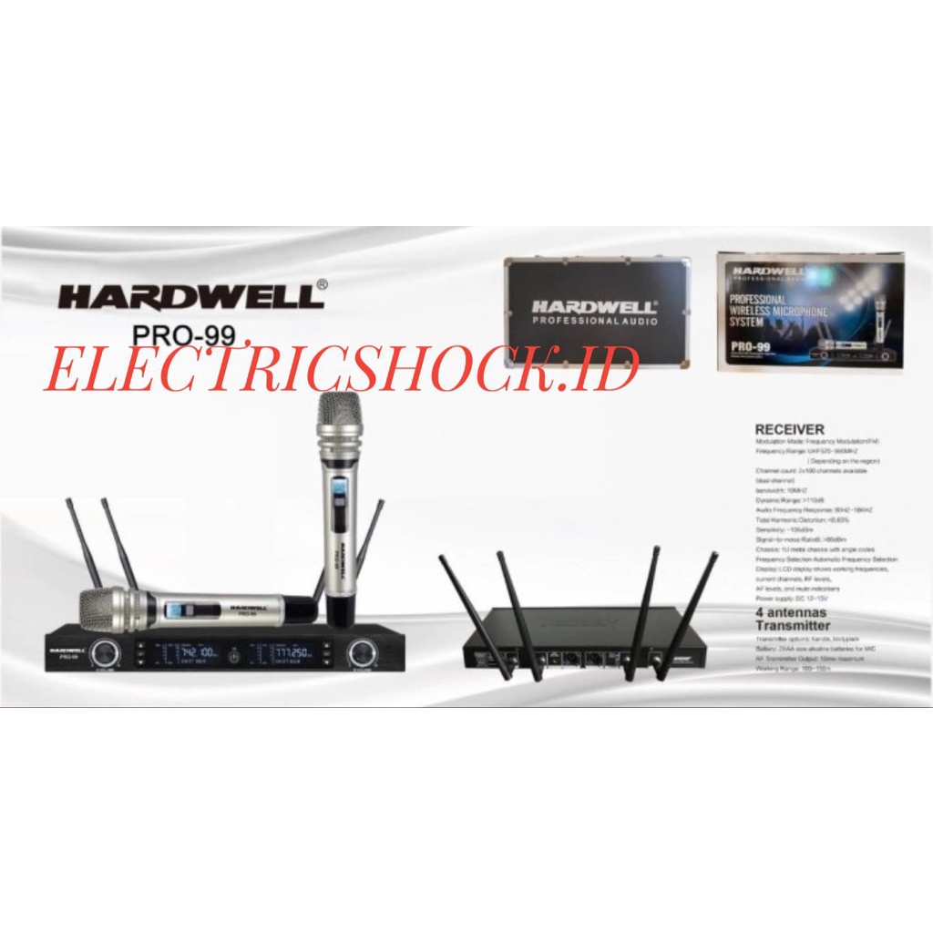 MIC WIRELESS HARDWELL PRO 99 / HARDWELL PRO99 ORIGINAL