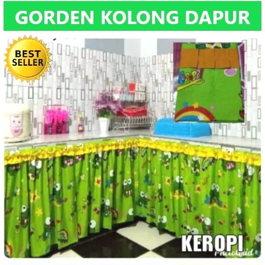 GORDEN KOLONG DAPUR MURAH MINIMALIS | TIRAI HORDENG KOLONG DAPUR SHABBY PINK BIRU MERAH RUMBAI PONI MOTIF KARAKTER POLOS BIRU GRATIS ONGKIR BISA COD