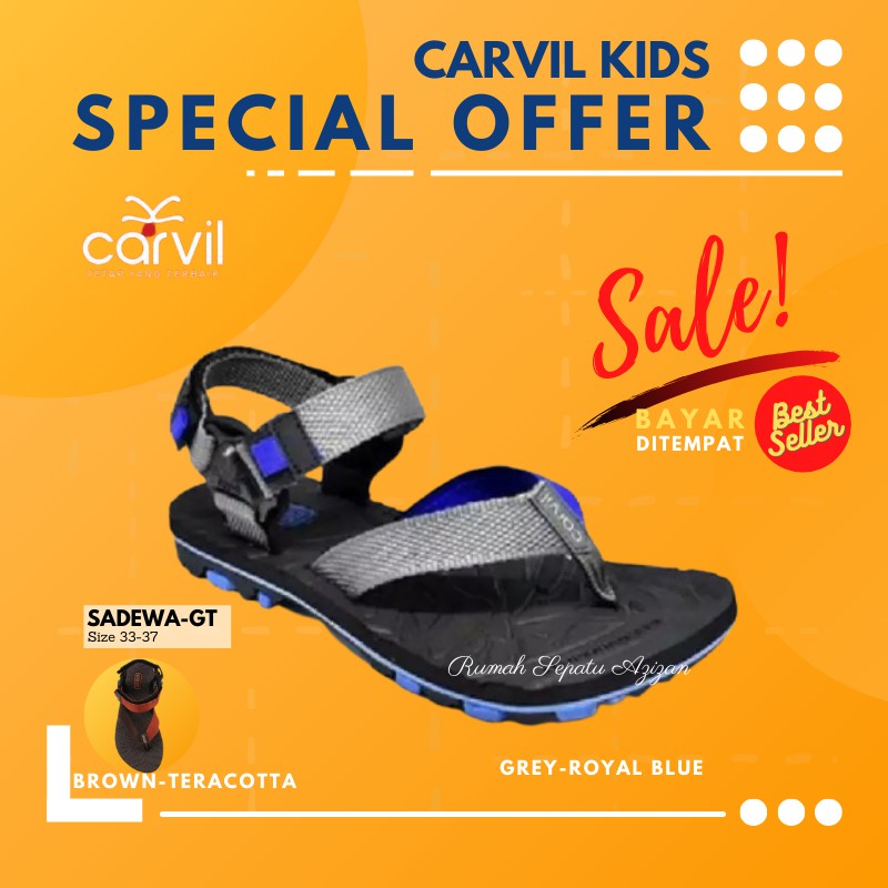 Carvil Sadewa GT | Carvil Porton GT | Sandal Gunung Anak Laki-laki CARVIL ORIGINAL