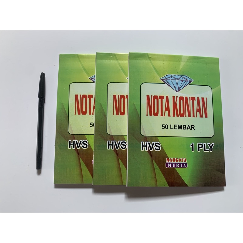 

Nota 1 Ply, Ukuran Besar