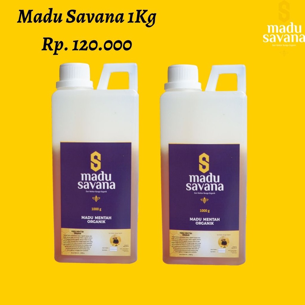 

Madu Murni 1KG Nektar Bunga Randu Madu Asli 100%