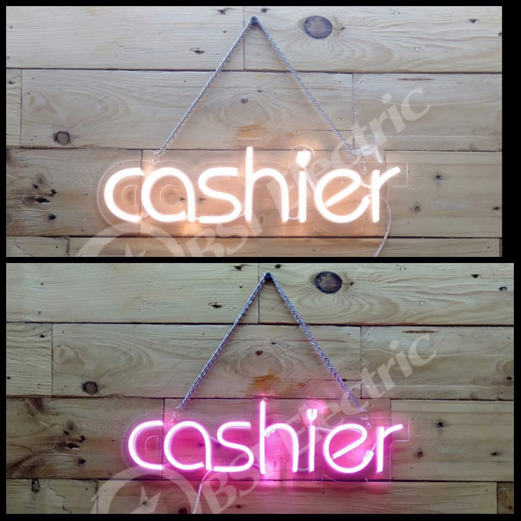 Cashier Neon Flex Led / Neon Sign / Neon Light
