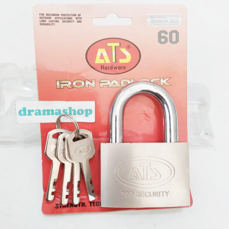 Gembok BESI  ATS 60mm Iron Padlock 60 mm