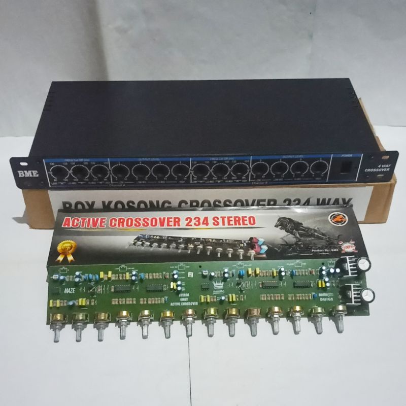 Kit Active Crossover 234 Way Stereo Plus Box 234 Way
