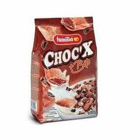 

SEREAL FAMILIA CHOC'X + BITS CHOCO BITS MUESLI CEREAL CEREALS 600GR