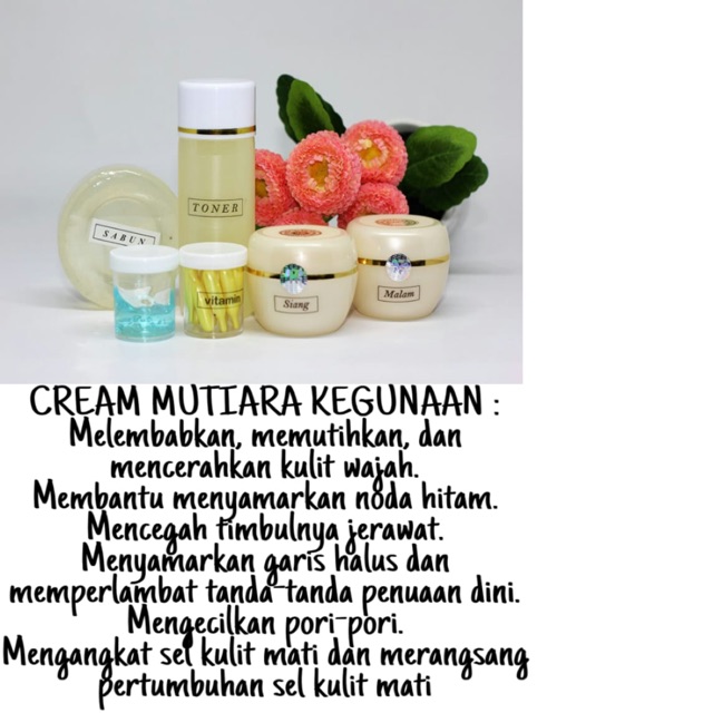 Cream mutiara original