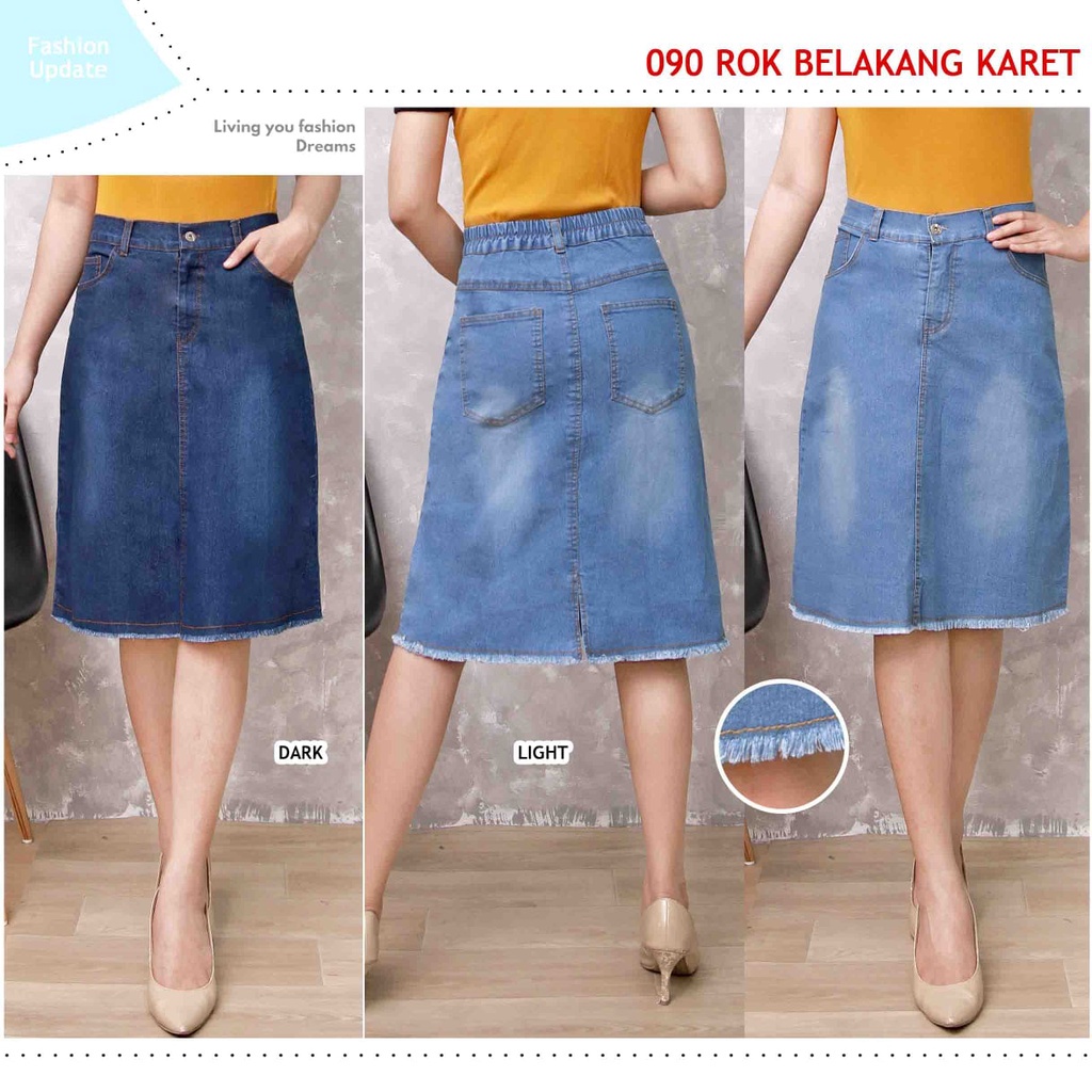 SPAN LITA // ROK SPAN / ROK SELUTUT / JEANS SPAN ROK