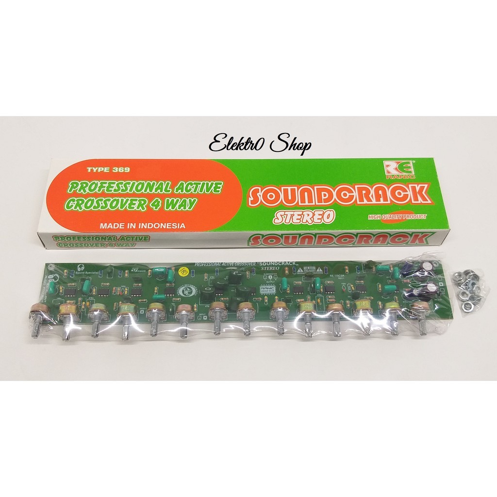 Kit Ranic Professional Active Crossover 4 Way