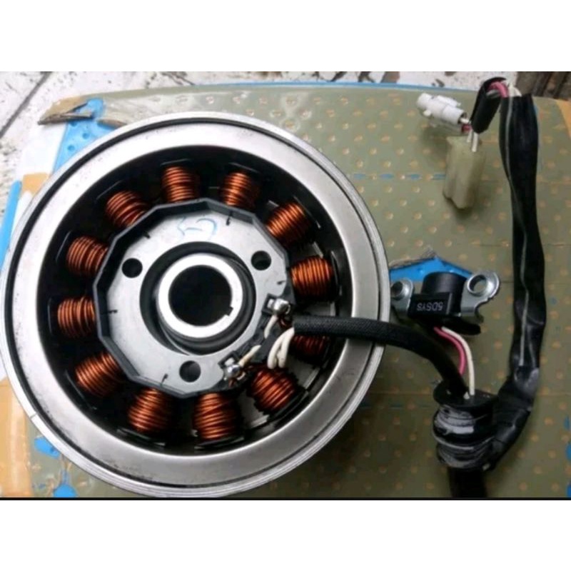 MAGNET SPUL YAMAHA VIXION OLD / LAMA ASLI ORIGINAL COPOTAN