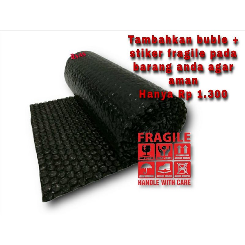 

buble wrap + stiker fragile