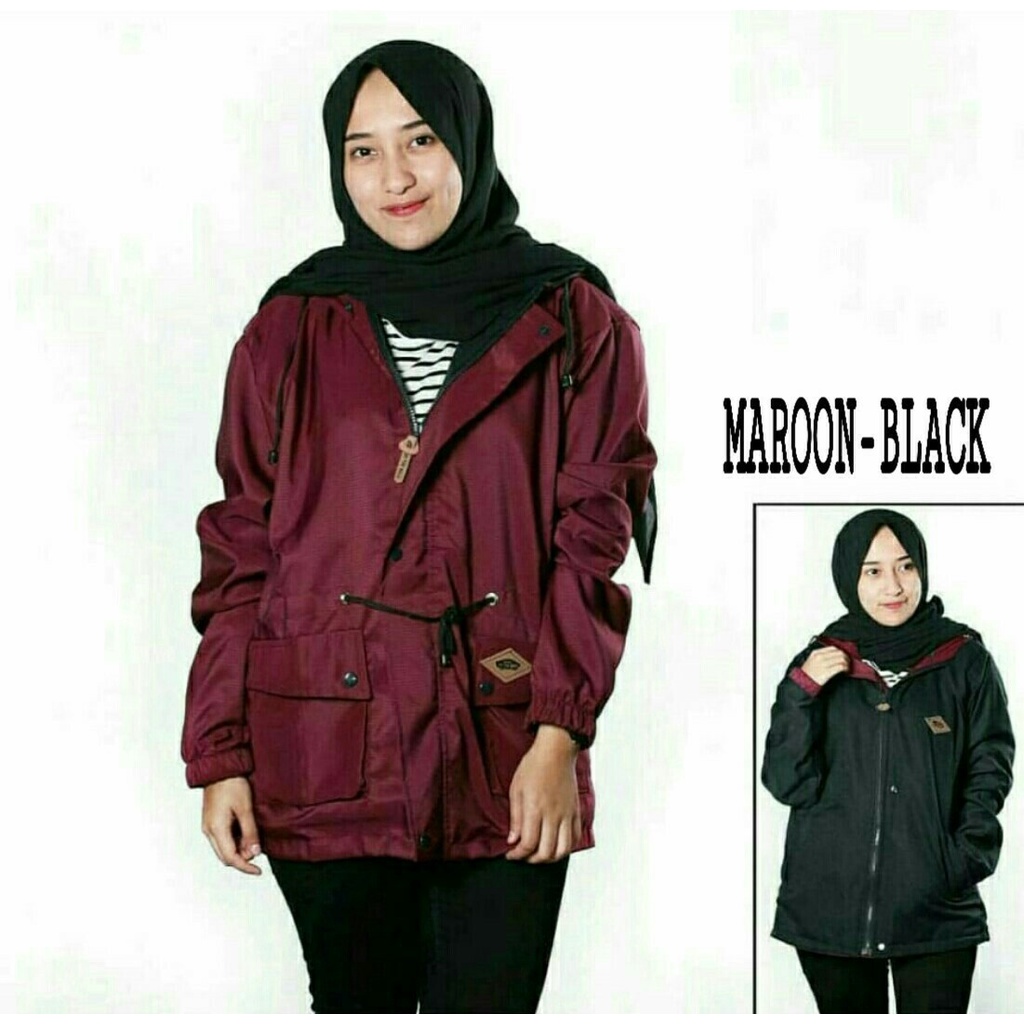 Jaket Parka BB Wanita - Jaket Bolak Balik Cewek Terbaru dan Terlaris