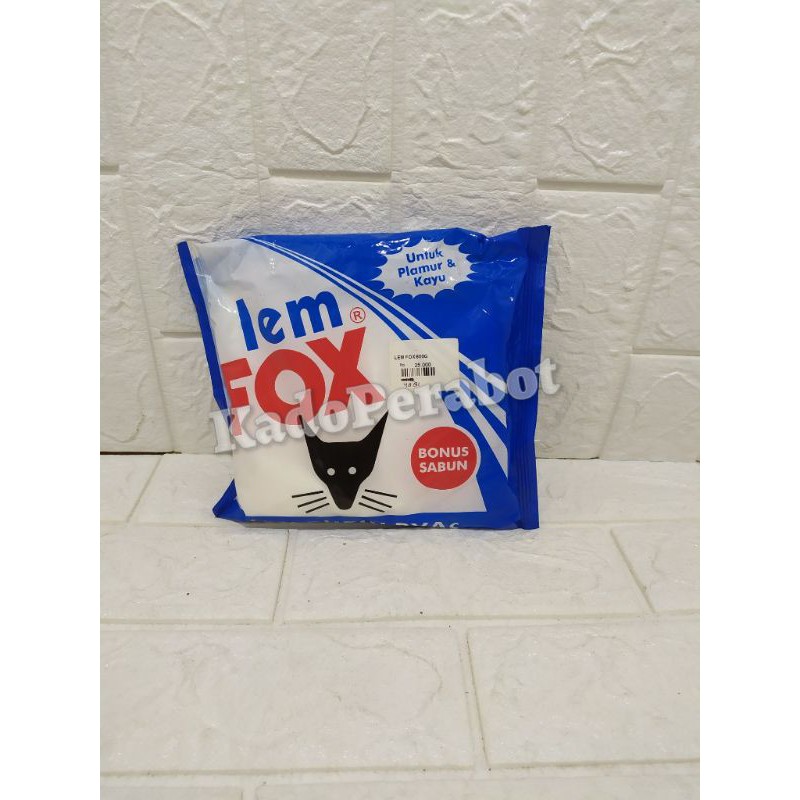 Lem fox 600 gram - lem fox refil - lem fox bungkus - lem kertas awet